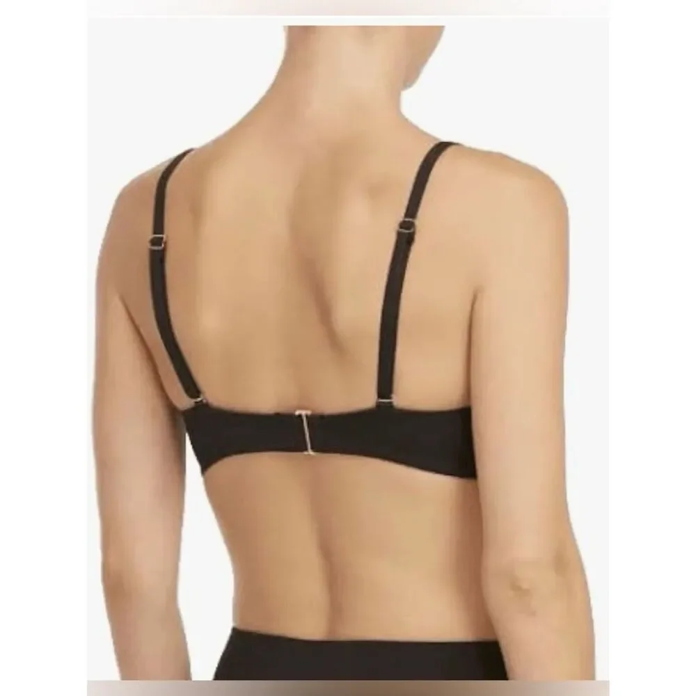 SPANX Womens' Swim Convertible Bra Bikini Top, Black, NWT